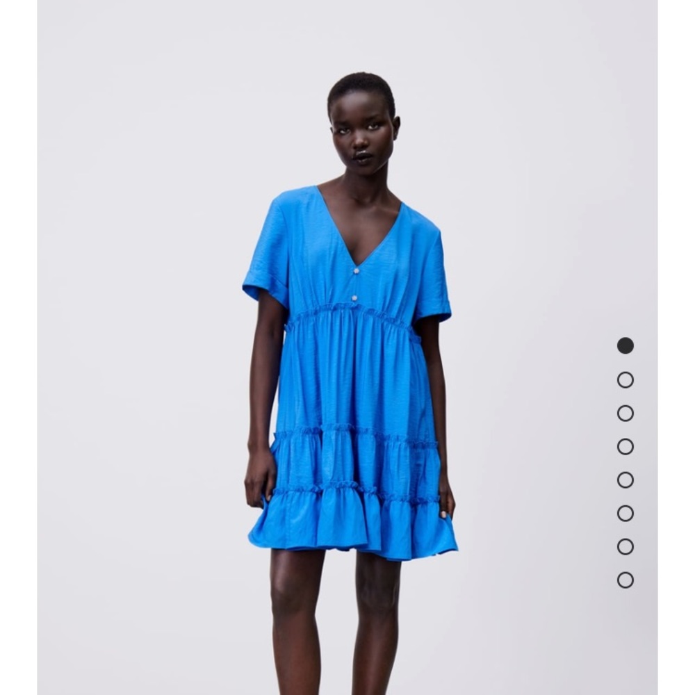 Tiered mini dress